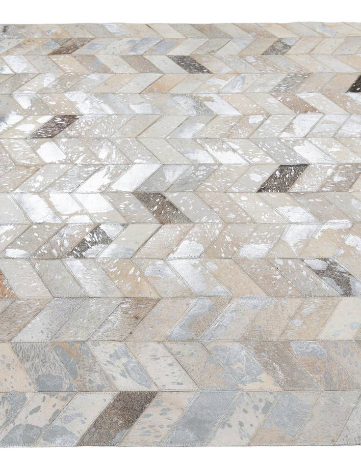 Detail image of  5' x 8' Cowhide Leather Rug