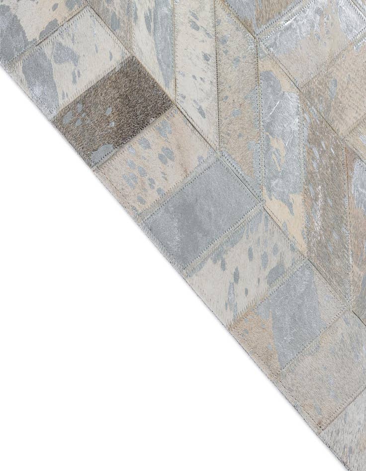 Detail image of  5' x 8' Cowhide Leather Rug