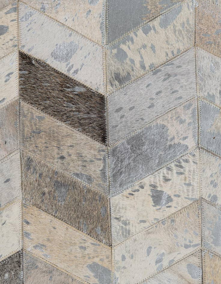 Detail image of  5' x 8' Cowhide Leather Rug