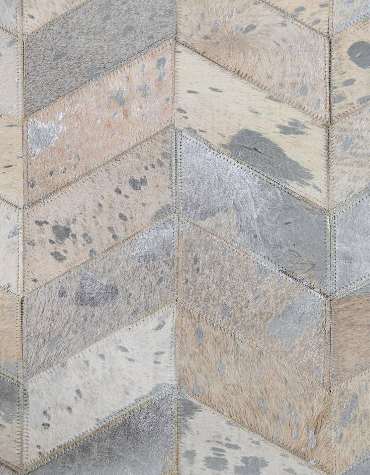 Detail image of  5' x 8' Cowhide Leather Rug