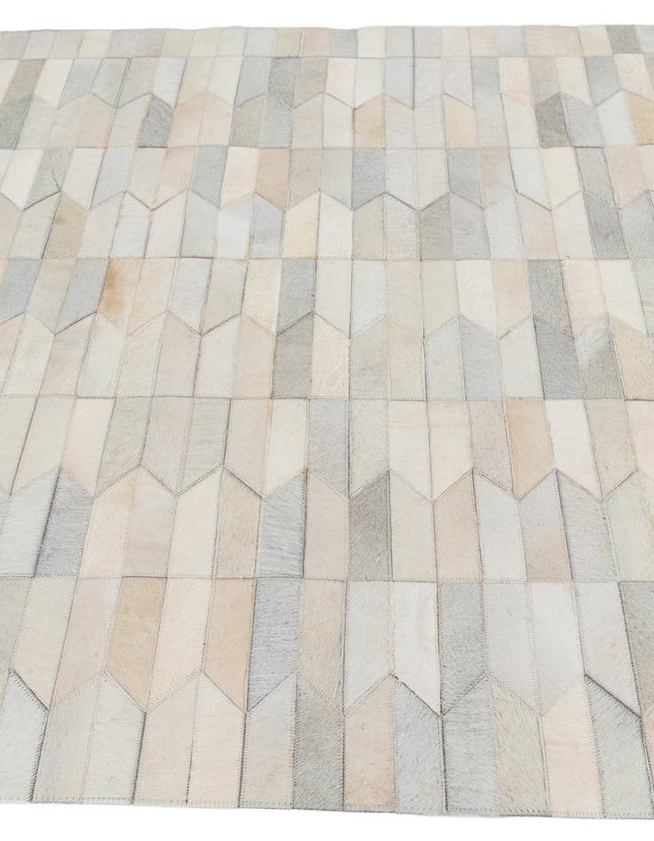 Detail image of  5' x 8' Cowhide Leather Rug