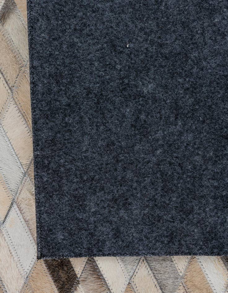 Detail image of  5' 1 x 7' 10 Cowhide Leather Rug