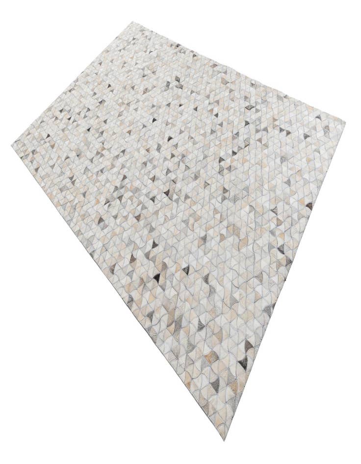 Detail image of  5' 2 x 8' Cowhide Leather Rug