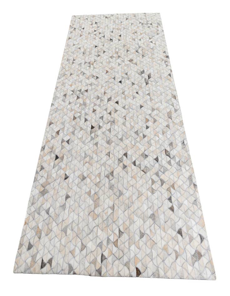 Detail image of  5' 2 x 8' Cowhide Leather Rug