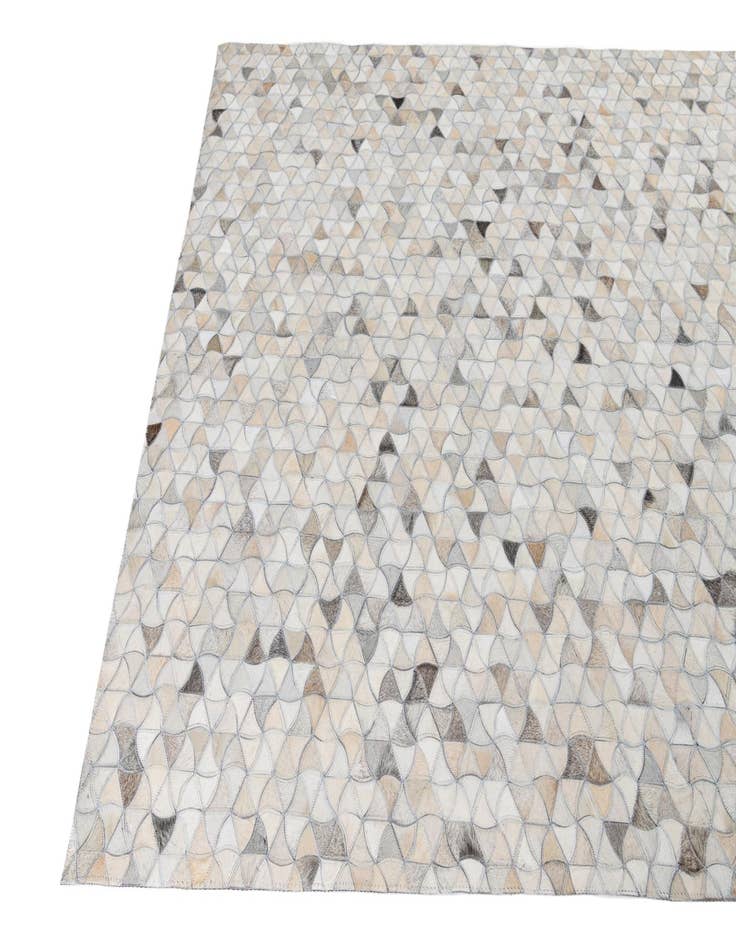 Detail image of  5' 2 x 8' Cowhide Leather Rug