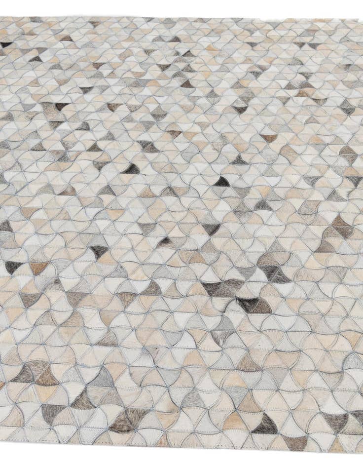 Detail image of  5' 2 x 8' Cowhide Leather Rug