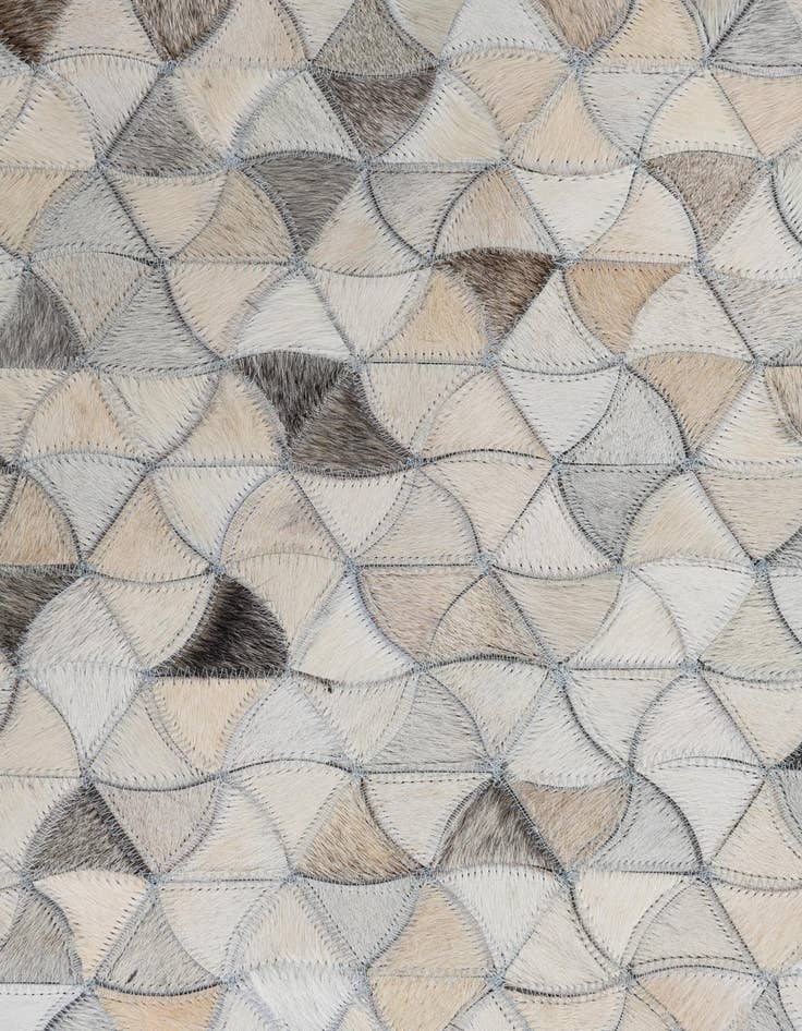 Detail image of  5' 2 x 8' Cowhide Leather Rug