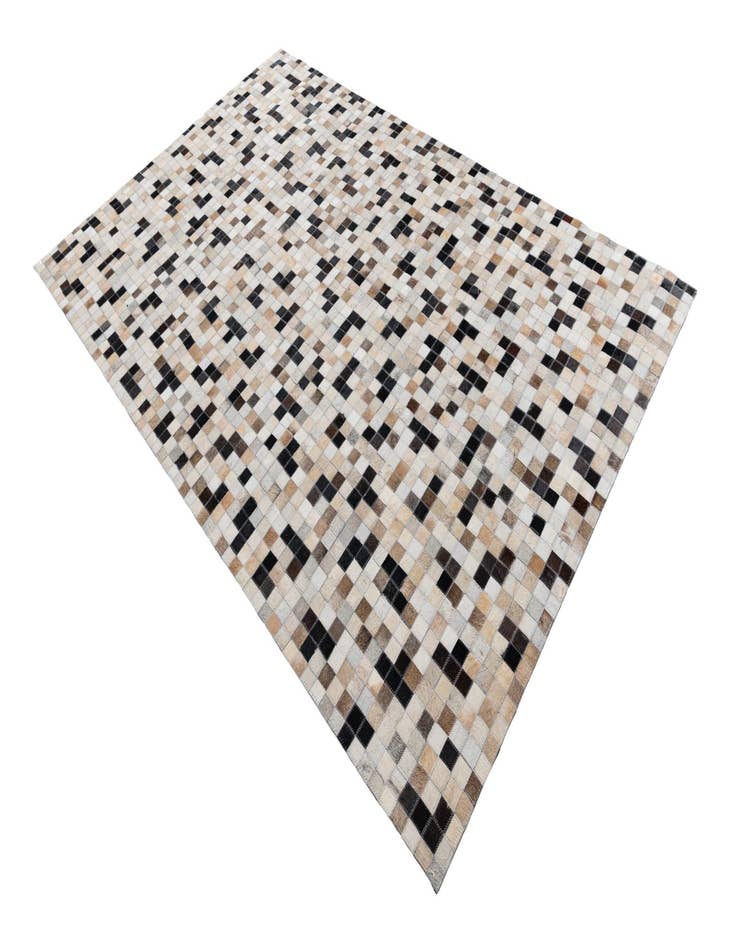 Detail image of  5' 1 x 8' Cowhide Leather Rug