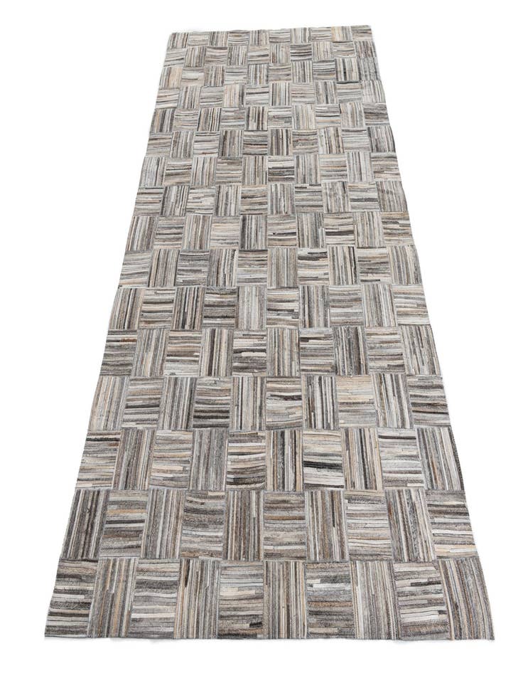 Detail image of  5' x 7' 8 Cowhide Leather Rug