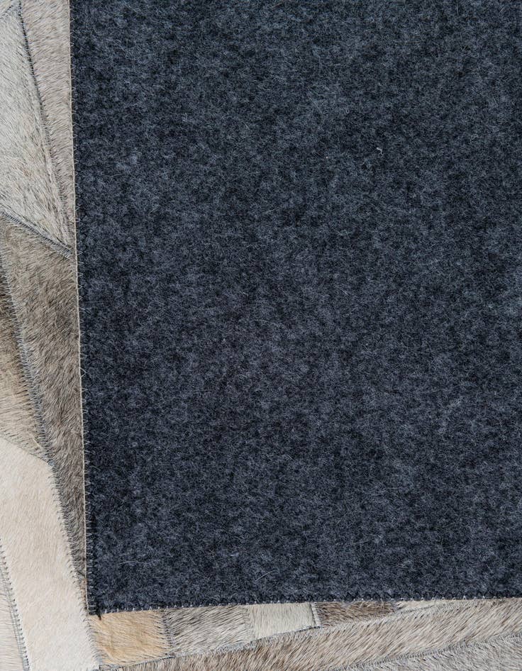 Detail image of  5' x 7' 9 Cowhide Leather Rug