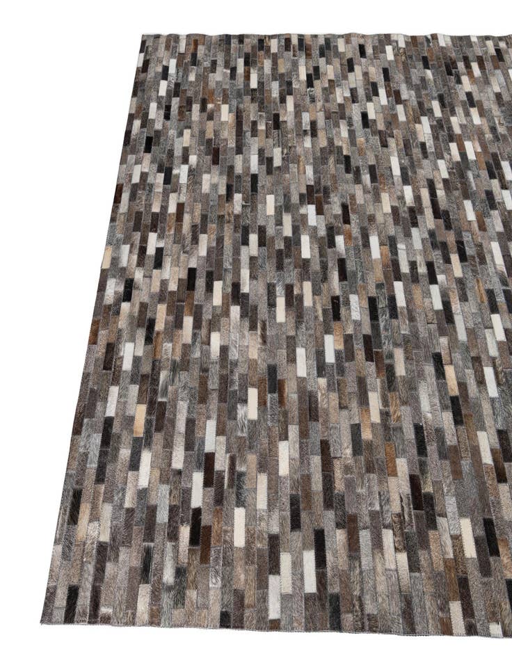 Detail image of  5' x 8' Cowhide Leather Rug