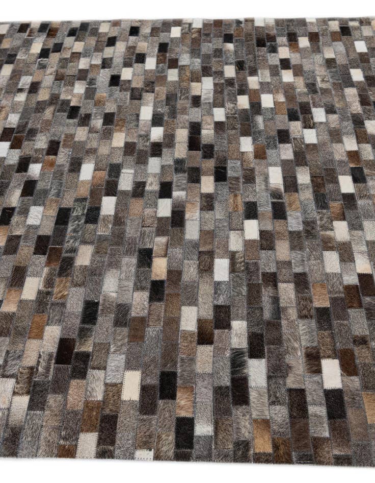 Detail image of  5' x 8' Cowhide Leather Rug