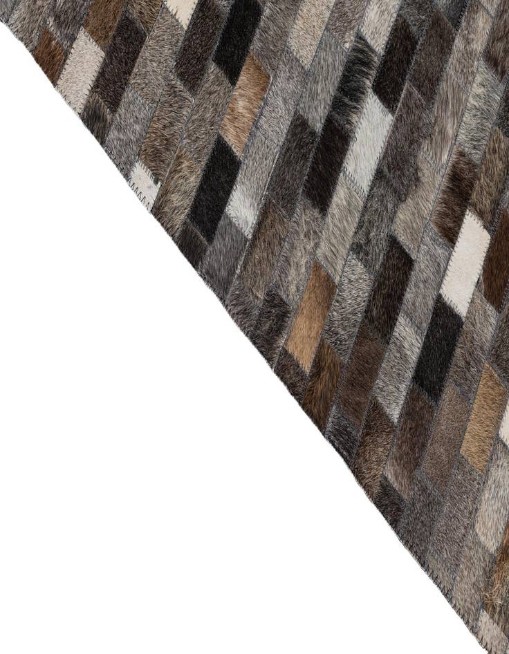 Detail image of  5' x 8' Cowhide Leather Rug