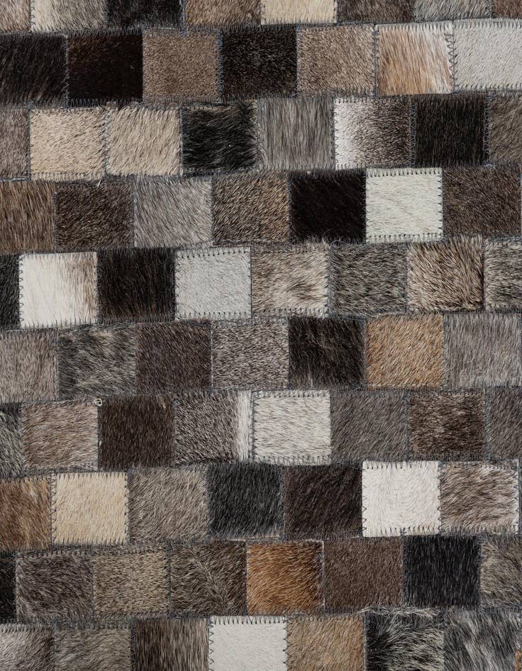 Detail image of  5' x 8' Cowhide Leather Rug