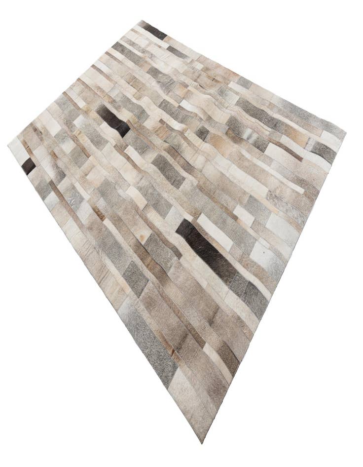 Detail image of  5' 2 x 7' 5 Cowhide Leather Rug