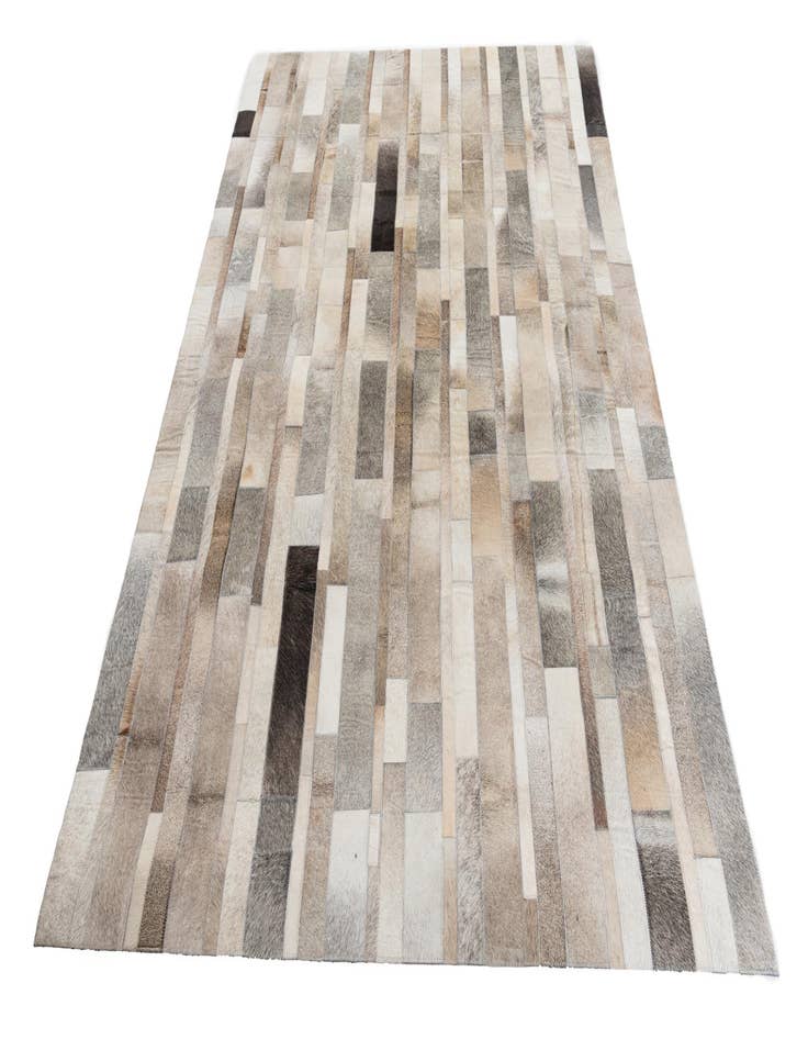 Detail image of  5' 2 x 7' 5 Cowhide Leather Rug