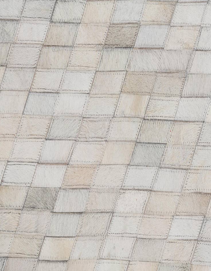 Detail image of  5' 1 x 8' Cowhide Leather Rug