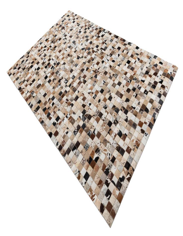 Detail image of  5' x 8' Cowhide Leather Rug
