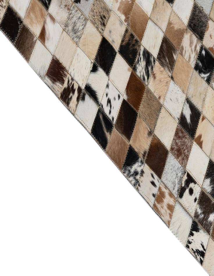 Detail image of  5' x 8' Cowhide Leather Rug