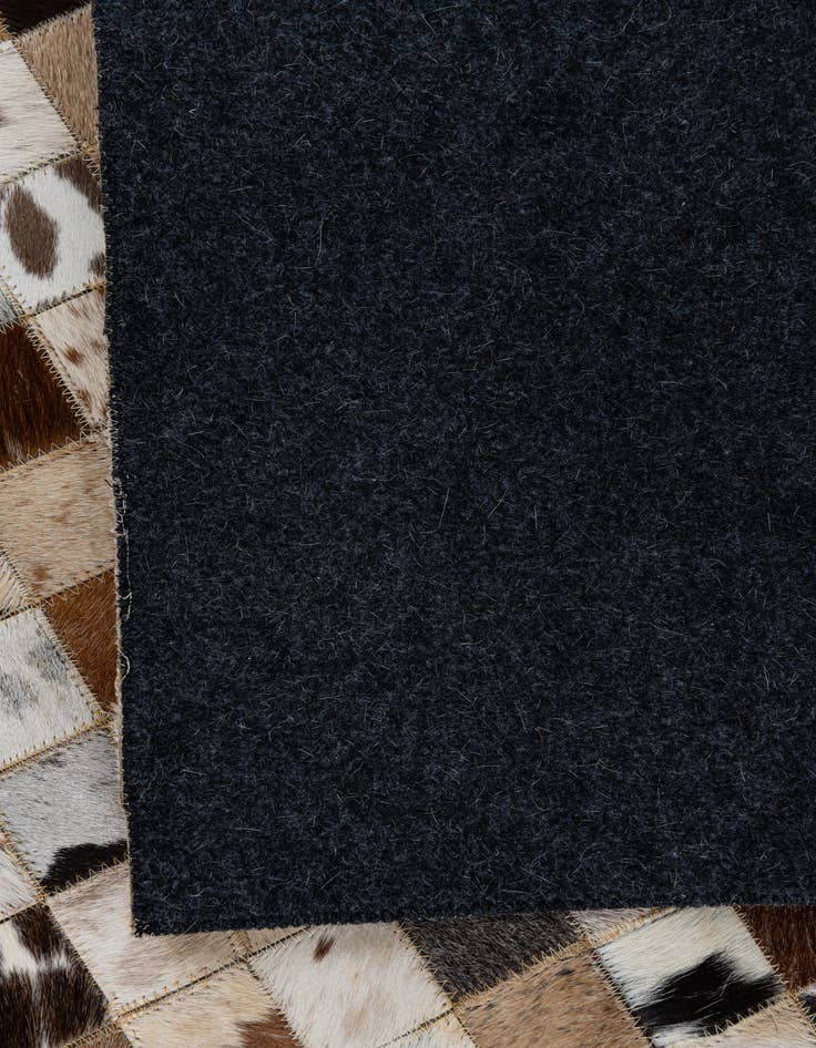 Detail image of  5' x 8' Cowhide Leather Rug