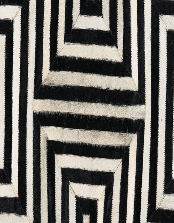 Detail image of  8' x 10' Cowhide Leather Rug