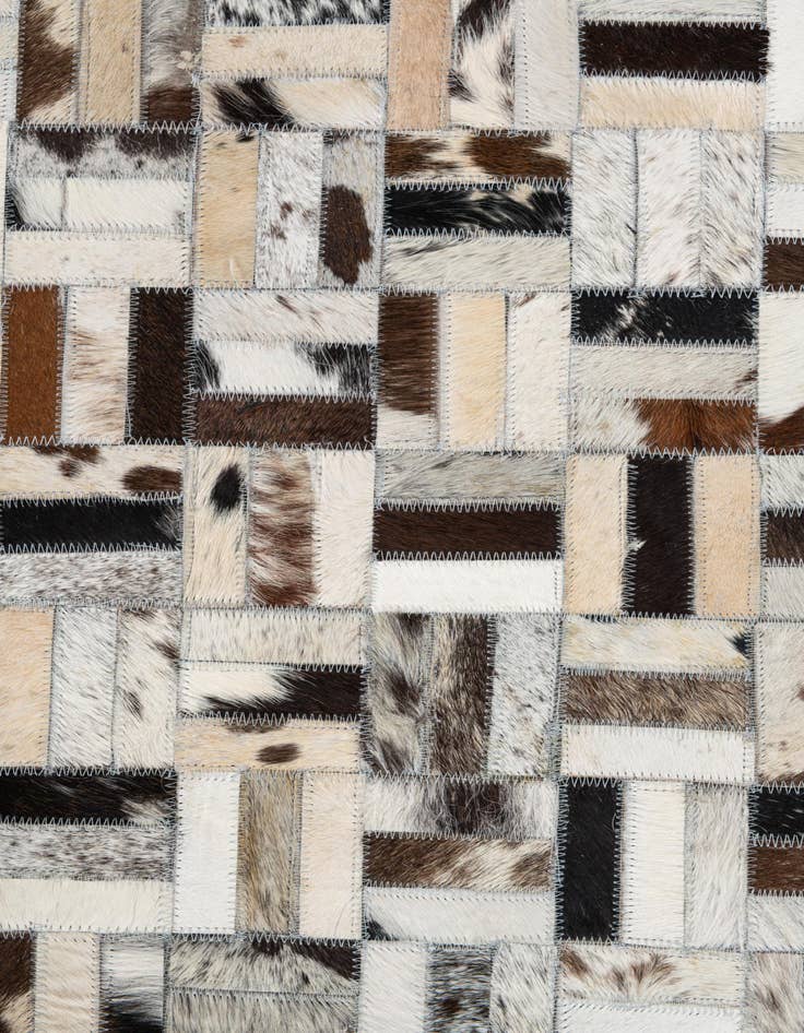 Detail image of  8' x 10' 1 Cowhide Leather Rug