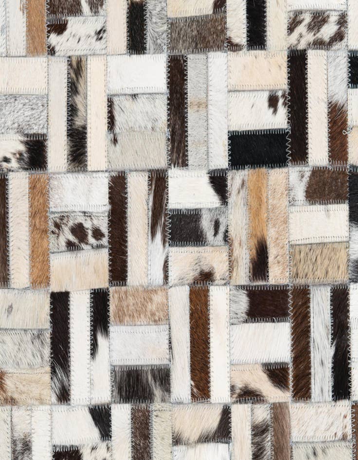 Detail image of  8' x 10' 1 Cowhide Leather Rug