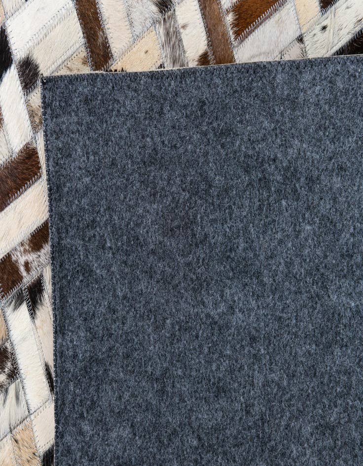 Detail image of  8' x 10' 1 Cowhide Leather Rug