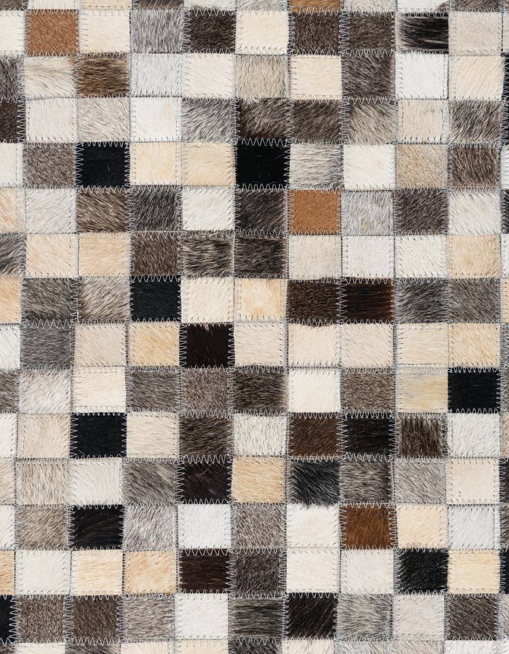 Detail image of  8' x 10' Cowhide Leather Rug