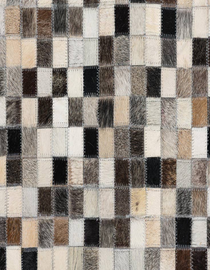 Detail image of  8' x 10' Cowhide Leather Rug