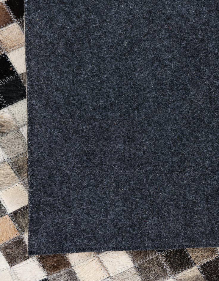 Detail image of  8' x 10' Cowhide Leather Rug