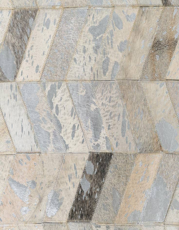 Detail image of  5' x 8' Cowhide Leather Rug