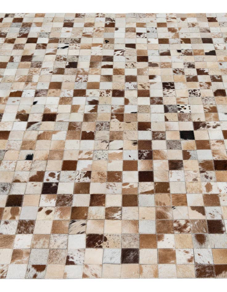 Detail image of  5' x 8' Cowhide Leather Rug