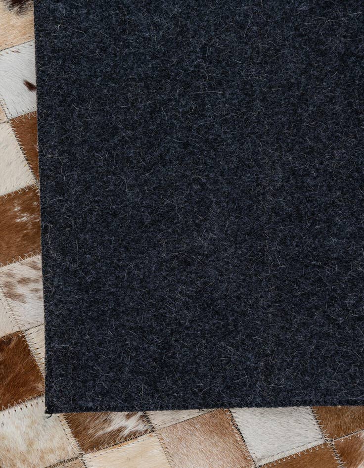 Detail image of  5' x 8' Cowhide Leather Rug