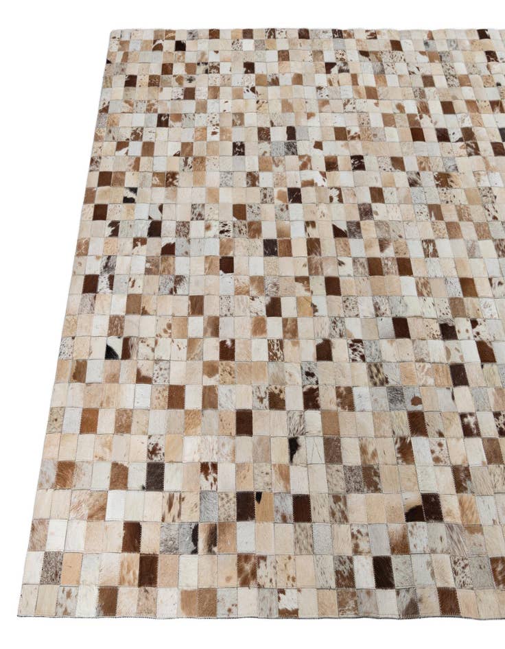 Detail image of  5' x 8' Cowhide Leather Rug