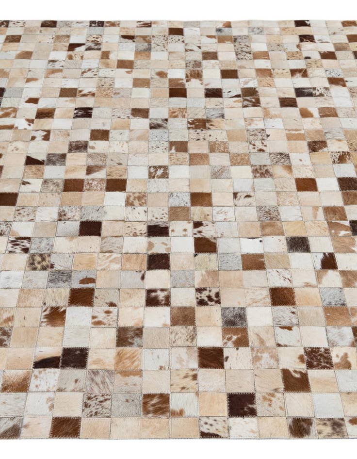 Detail image of  5' x 8' Cowhide Leather Rug