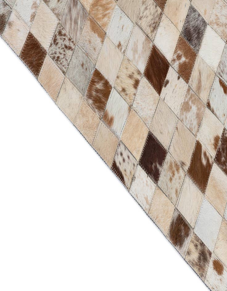 Detail image of  5' x 8' Cowhide Leather Rug