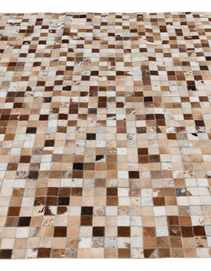 Detail image of  5' x 8' Cowhide Leather Rug