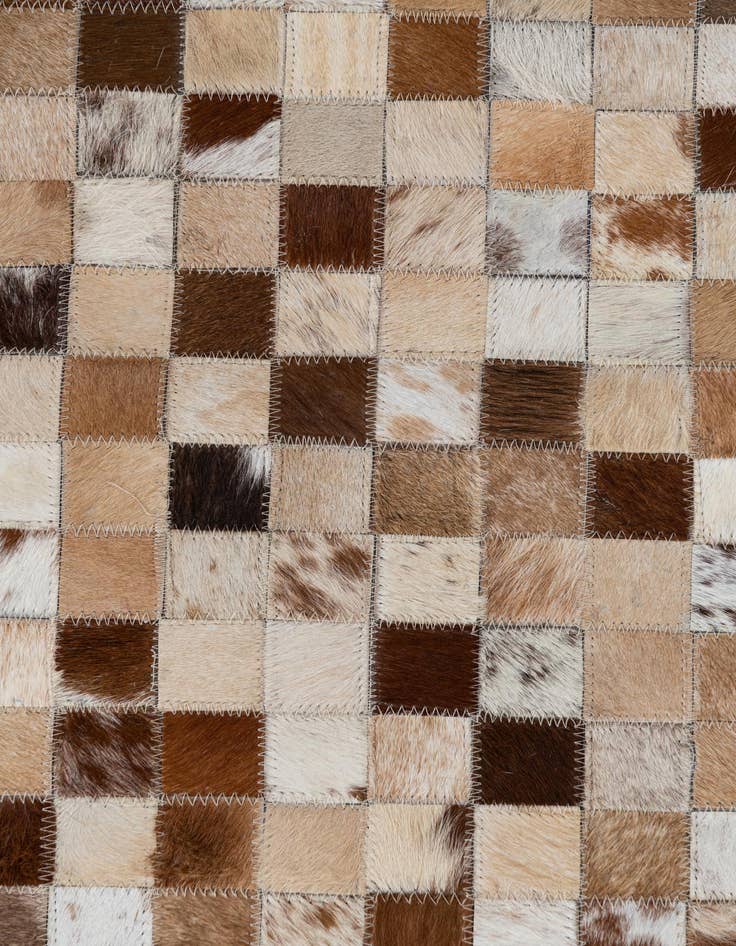 Detail image of  5' x 8' Cowhide Leather Rug