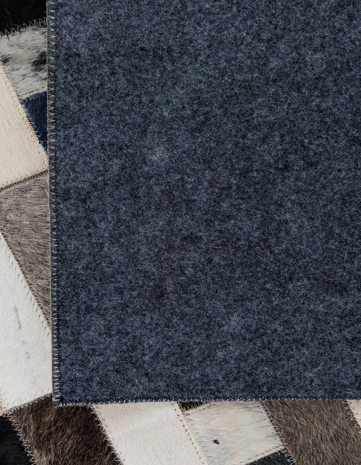 Detail image of  5' x 7' 10 Cowhide Leather Rug