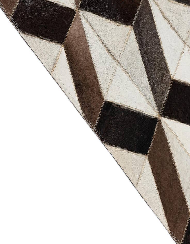 Detail image of  5' x 8' Cowhide Leather Rug