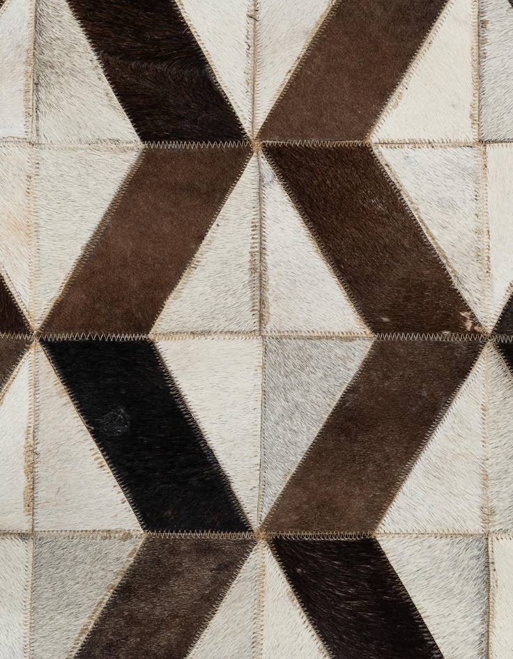 Detail image of  5' x 8' Cowhide Leather Rug