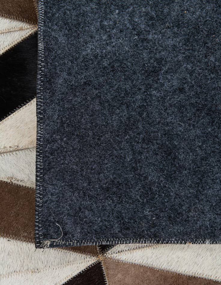 Detail image of  5' x 8' Cowhide Leather Rug