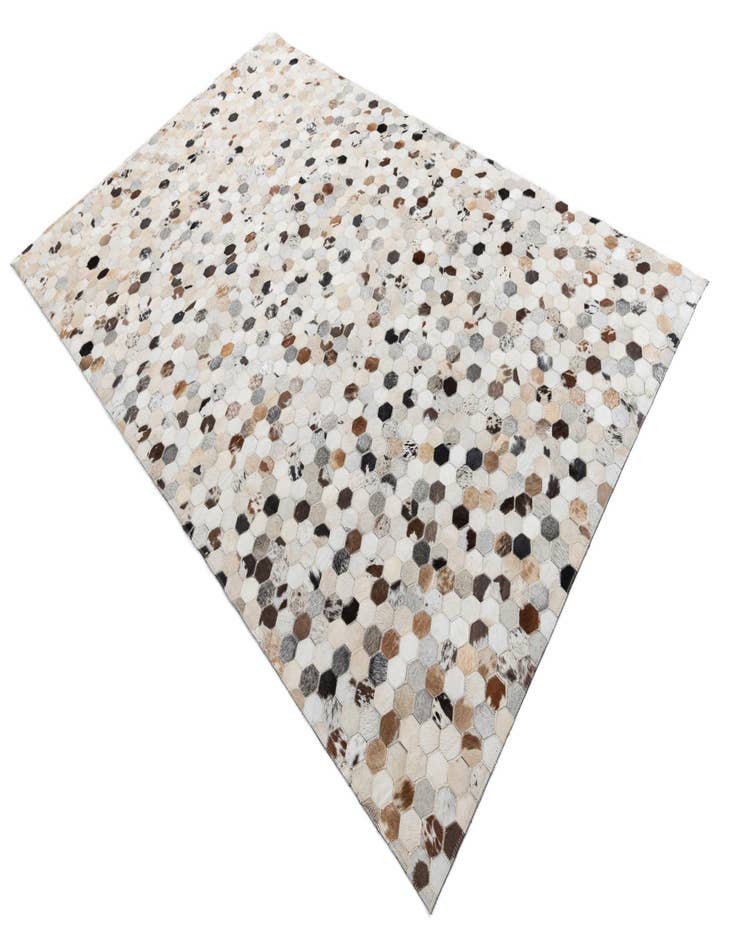 Detail image of  5' x 8' Cowhide Leather Rug