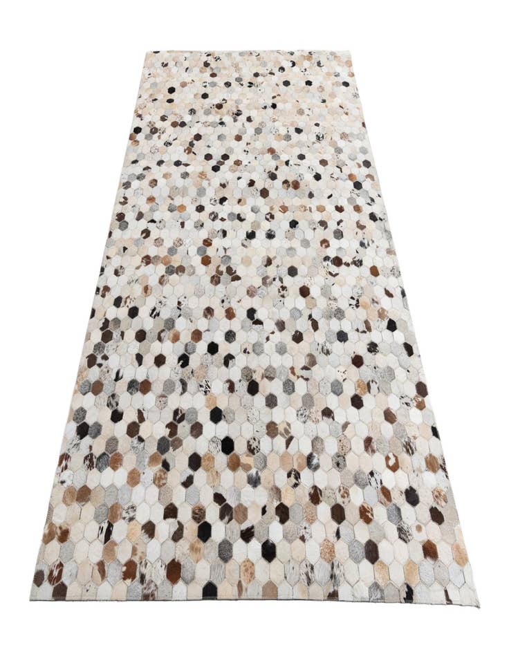 Detail image of  5' x 8' Cowhide Leather Rug