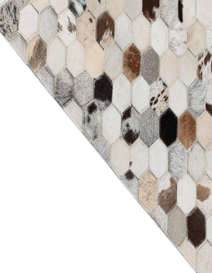 Detail image of  5' x 8' Cowhide Leather Rug