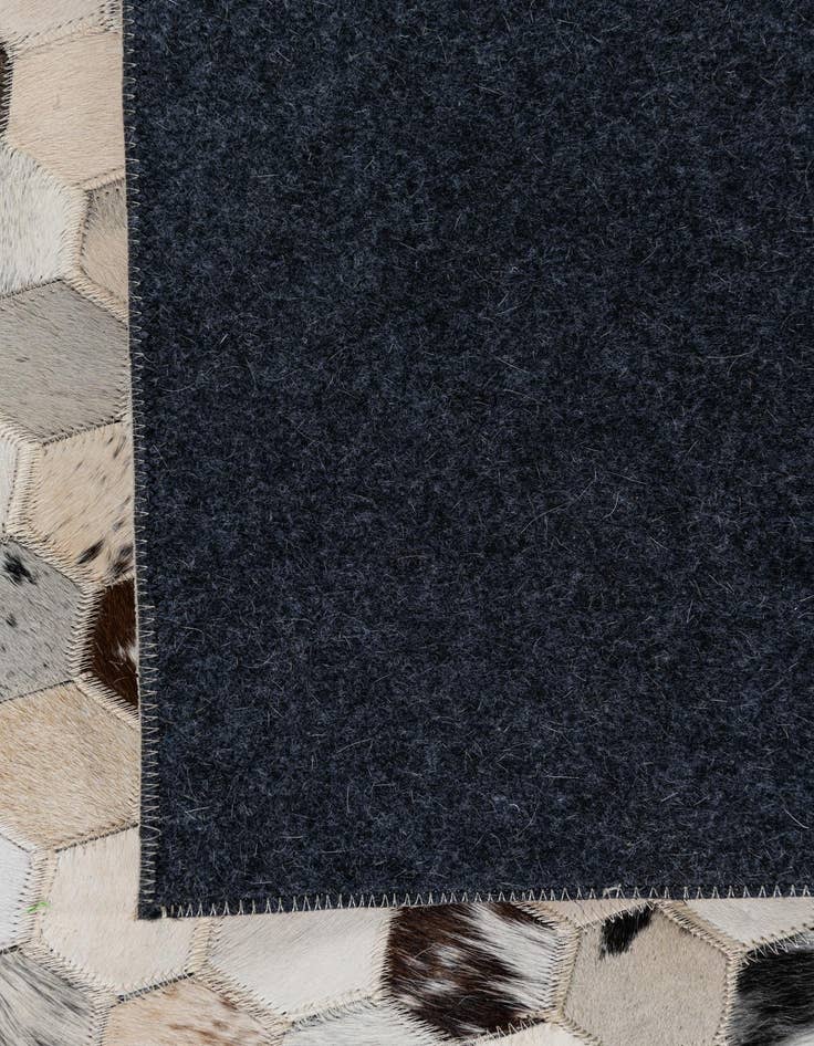 Detail image of  5' x 8' Cowhide Leather Rug