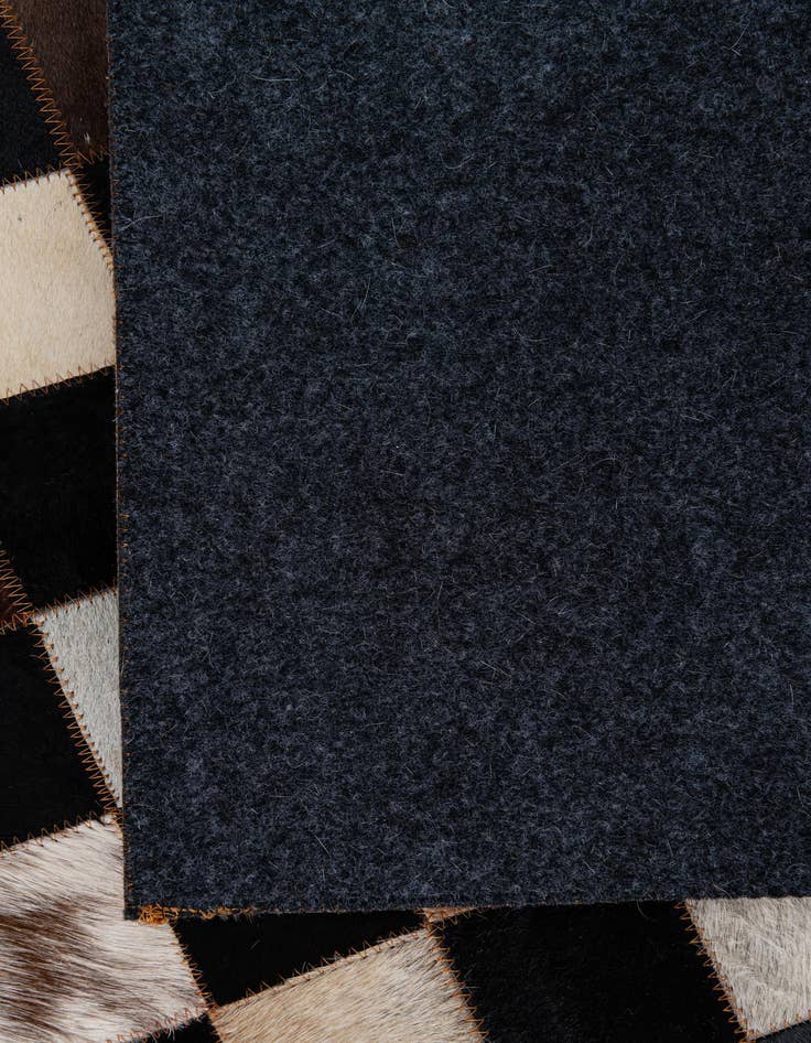 Detail image of  5' x 8' Cowhide Leather Rug