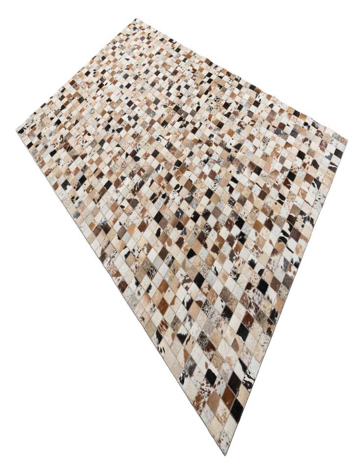 Detail image of  5' x 8' Cowhide Leather Rug