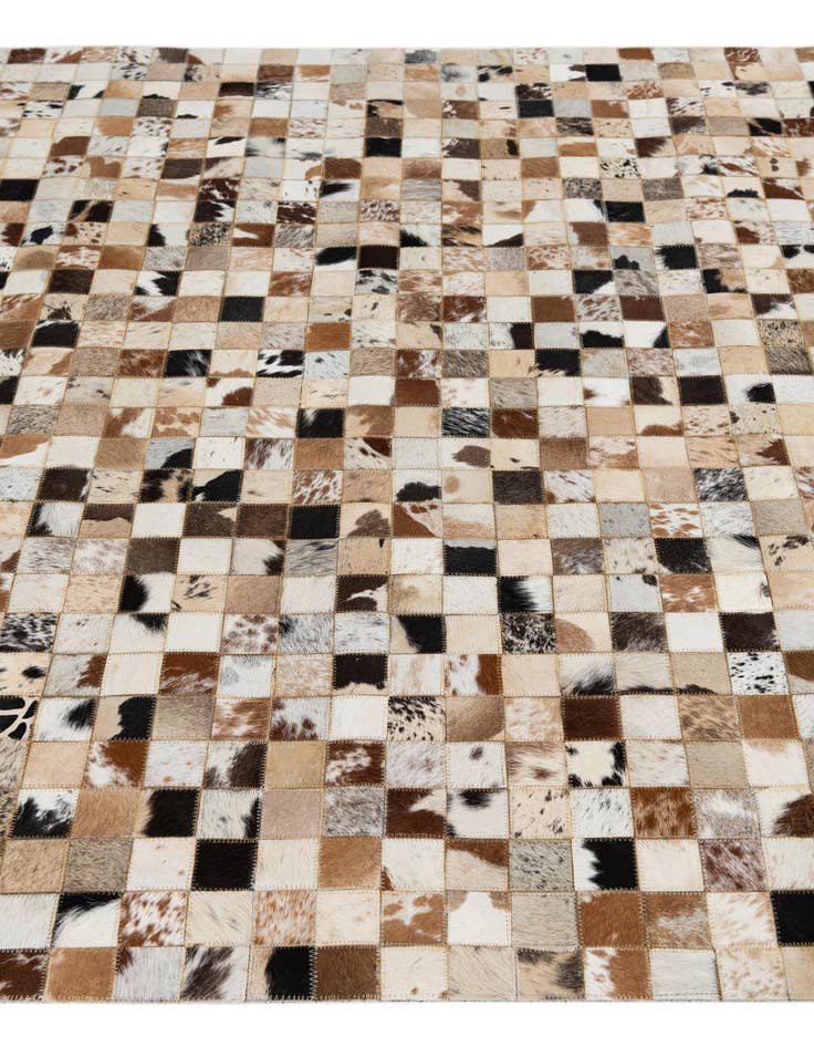 Detail image of  5' x 8' Cowhide Leather Rug